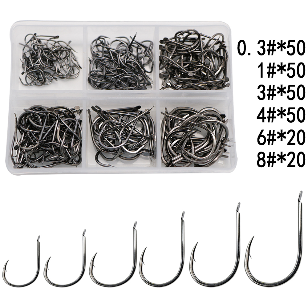 240pcs/box Barbed Fishing Hook - огляд і ціна Fishing Hook Barbless