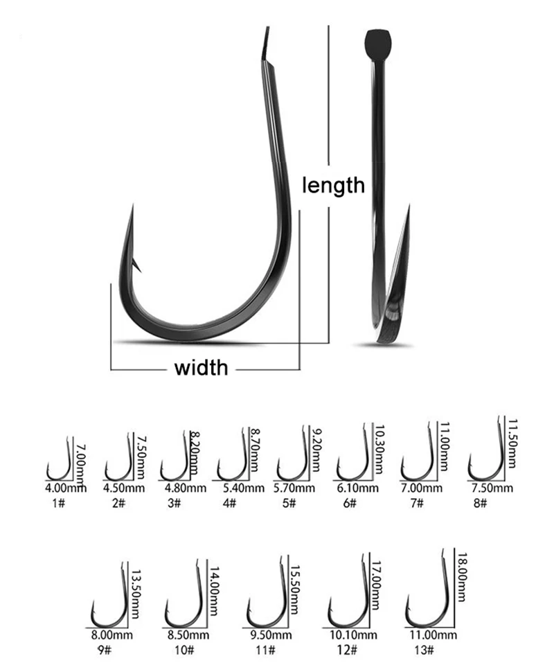 50PCS Small Fishing Hooks High - огляд і ціна Fishing Hook Assortment