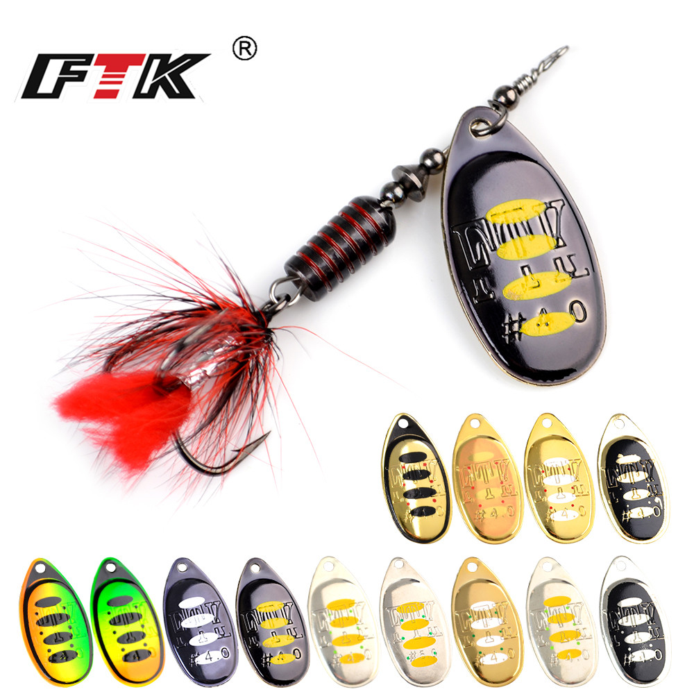 NGB 1pcs Spinner Bait Spoon Lu - огляд і ціна Fishing Hook Treble