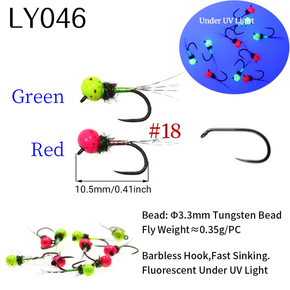 6PCS Fast Sinking Perdigon Eur - огляд і ціна Fishing Hook Barbless