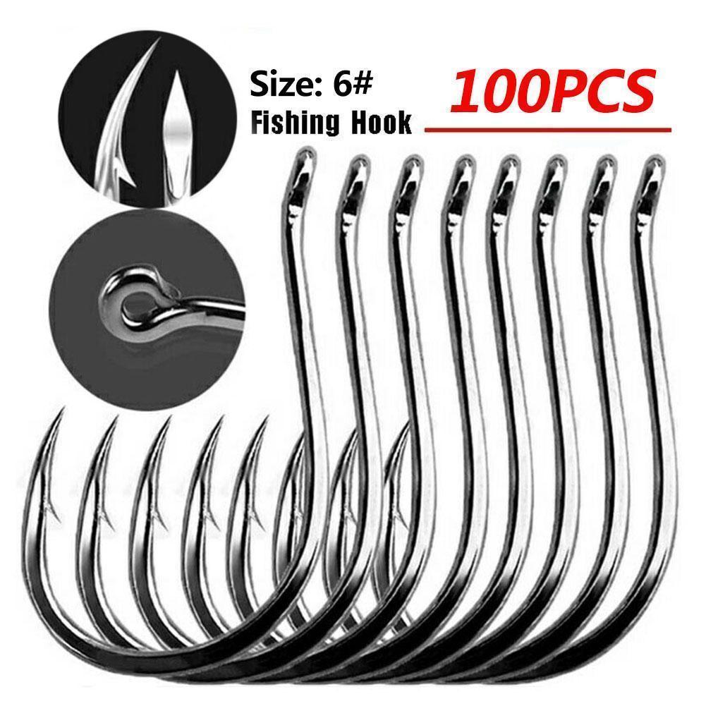 100pcs Boxed Fishing Hooks Hig - огляд і ціна Fishing Hook Circle