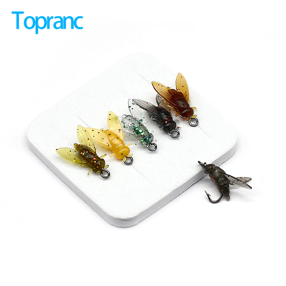 10Pcs Artificial Bionic Fly In - огляд і ціна Fishing Hook Assortment