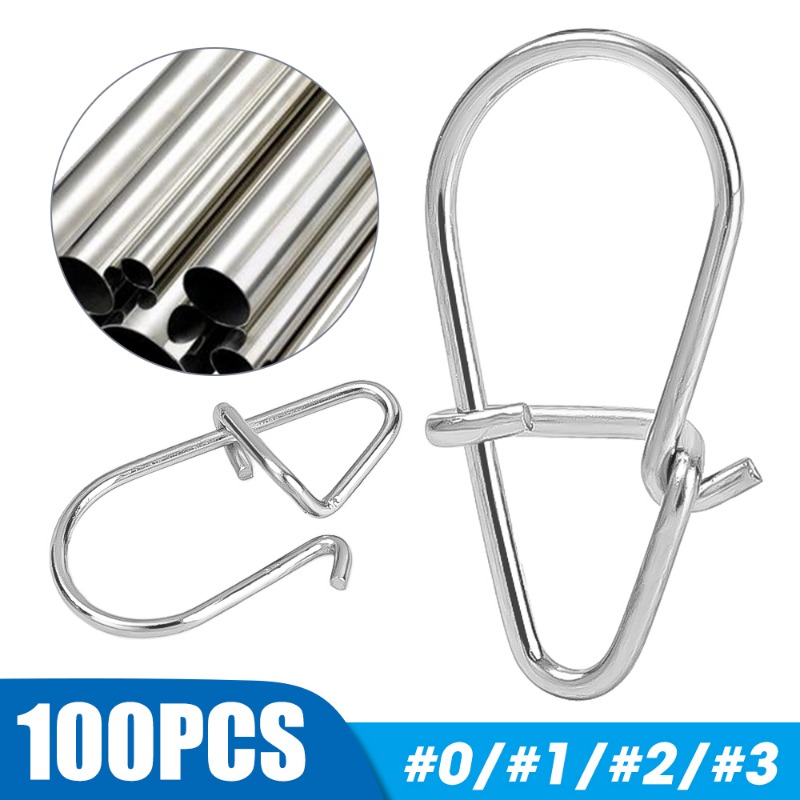 100PCS Stainless Steel Fishing - огляд і ціна Fishing Hook Stainless Steel