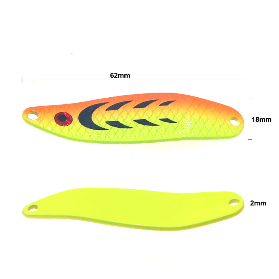Fishing Lure Metal Spoons Hard - огляд і ціна Fishing Hook Treble