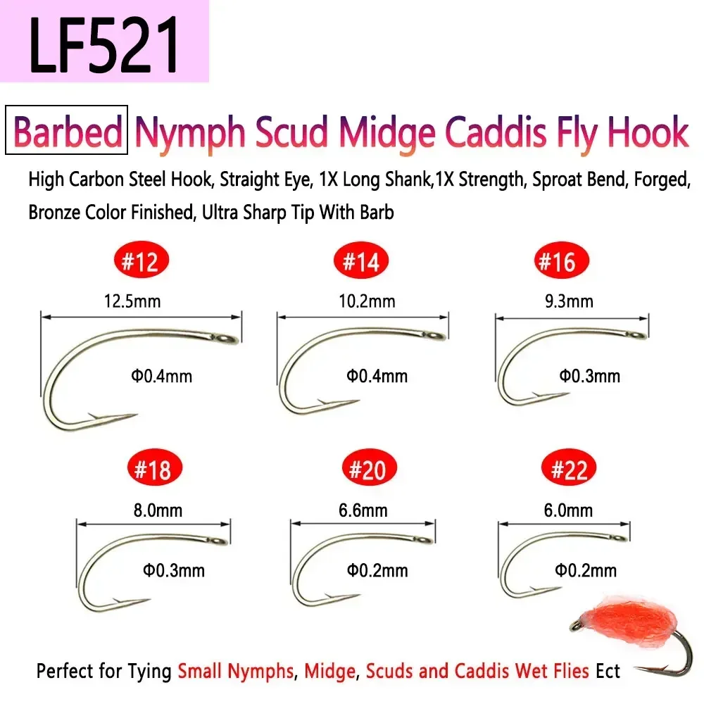 Bimoo 100PCS 1#~22# Barbed & B - огляд і ціна Fishing Hook Barbless